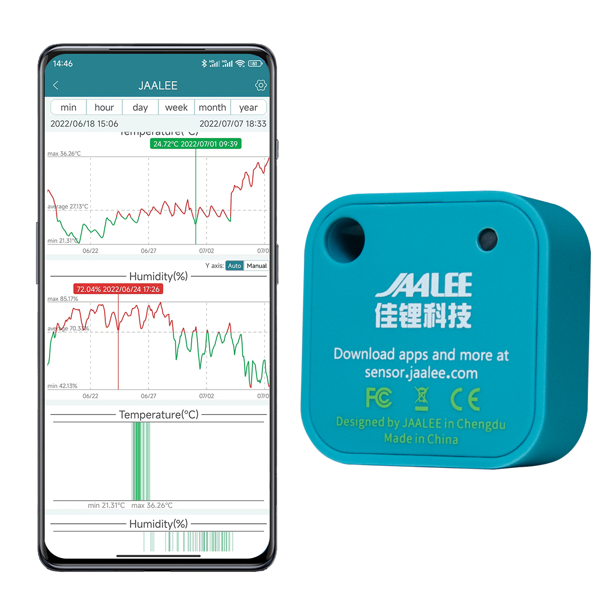 jaalee JHT Czujnik temperatury – Digital Hygrometer Probe recenzja i cena