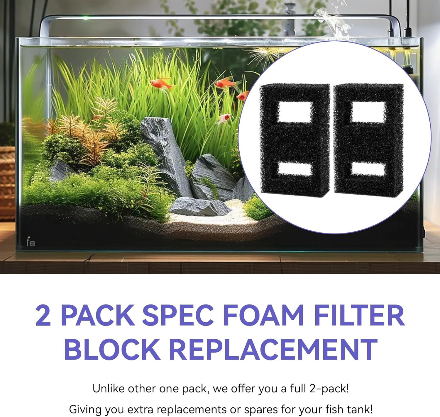 Kompatybilny blok filtra piank – Fluval Aquarium Spec recenzja i cena