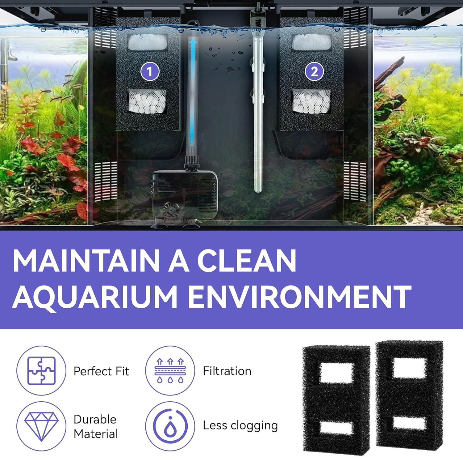 Kompatybilny blok filtra piank – Fluval Aquarium Spec recenzja i cena